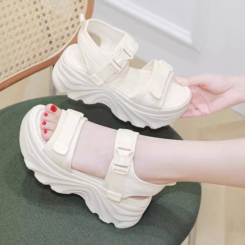 Wedge Espadrille Women - Nuovi Sandali da Spiaggia con Plateau