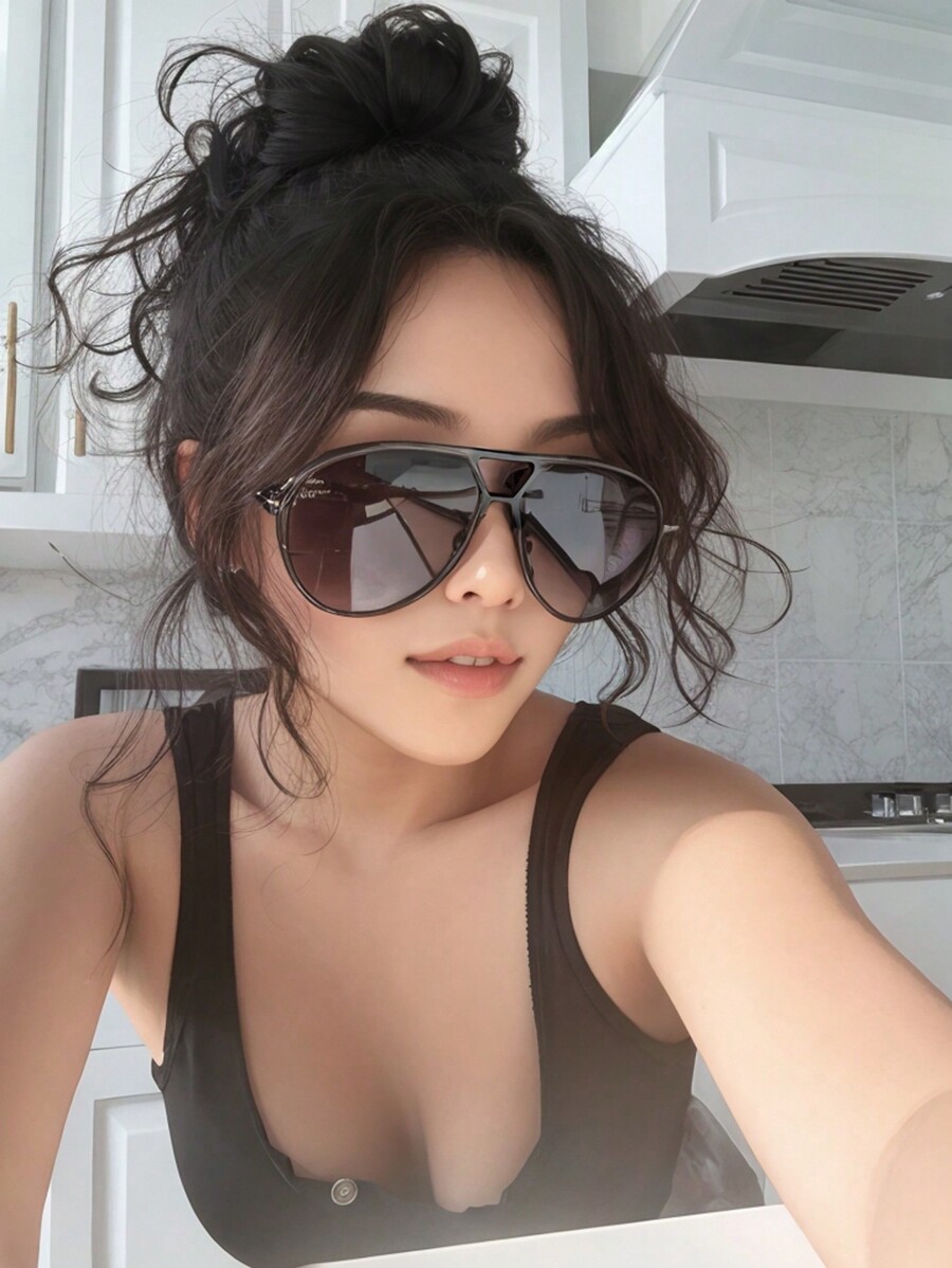 1 paio di occhiali oversize co - Sunglasses Cat Eye recensione e prezzo
