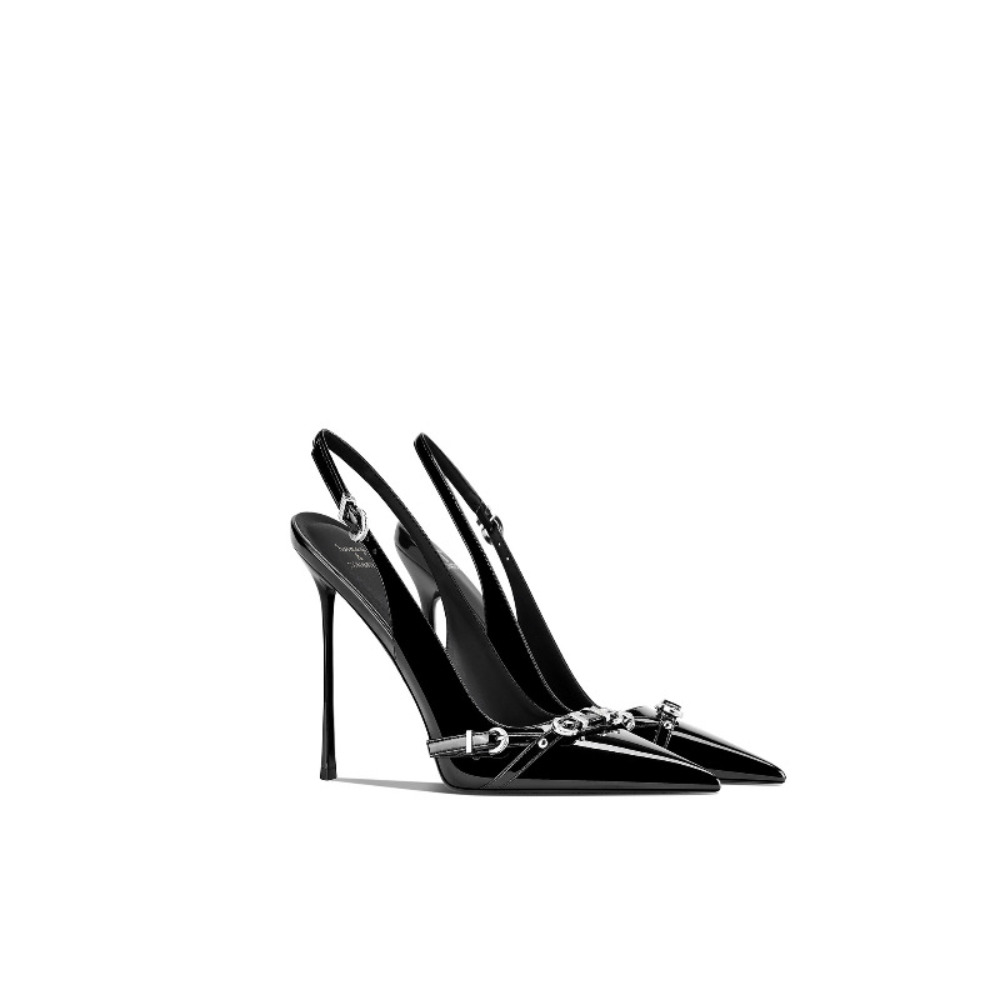 Sandali Neri alla Moda con Pun - Sandal Strappy Heeled recensione e prezzo