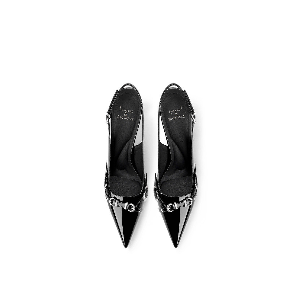 Sandali Neri alla Moda con Pun - Sandal Strappy Heeled recensione e prezzo