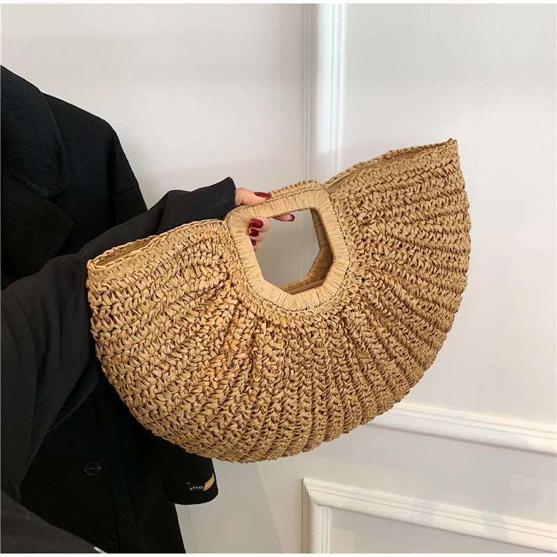 Pochette in tessuto di marca d - Crochet Bag Raffia recensione e prezzo